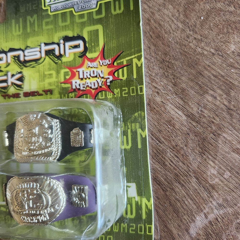 WWE/WWF Jakks Pacific Grapple Gear Championship Pack 2000 - Picture 7 of 9